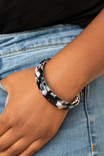 Load image into Gallery viewer, In The HAUTE Zone - Black Bracelet Paparazzi Accessories