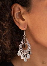 Load image into Gallery viewer, Musical Gardens - Black Earrings Paparazzi Accessories