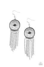 Load image into Gallery viewer, Blissfully Botanical - Black Earrings Paparazzi Accessories