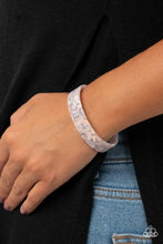 Load image into Gallery viewer, Its Getting HAUTE In Here - Pink Acrylic Cuff Bracelet Paparazzi Accessories