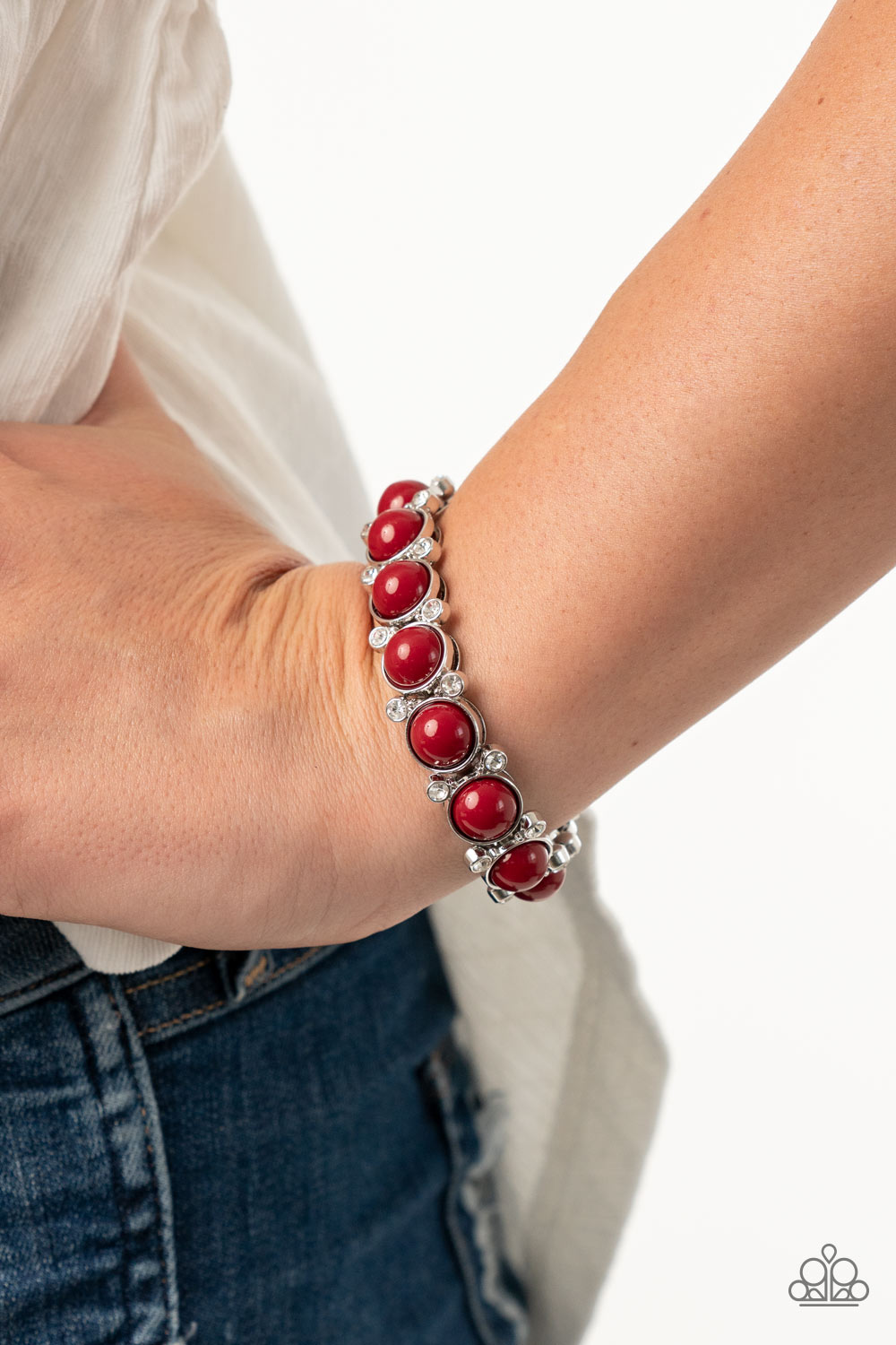 Flamboyantly Fruity - Red Bracelet Paparazzi Accessories