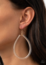 Load image into Gallery viewer, Just ENCASE You Missed It - Gold Earrings Paparazzi Accessories