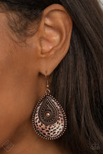 Load image into Gallery viewer, Rural Muse Copper Earring Paparazzi Accessories