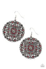 Load image into Gallery viewer, Oh MANDALA! - Red Rhinestone Earring Paparazzi Accessories