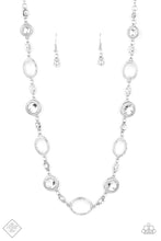 Load image into Gallery viewer, Pushing Your LUXE White Rhinestone Necklace Paparazzi Accessories
