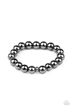 Load image into Gallery viewer, Resilience - Black Gunmetal Stretchy Bracelet Paparazzi Accessories