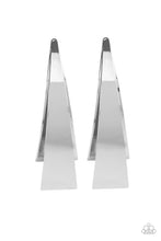 Load image into Gallery viewer, Underestimated Edge - Silver Earrings Paparazzi Accessories