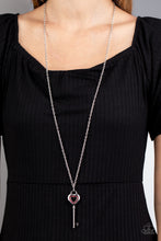 Load image into Gallery viewer, Unlock Your Heart - Red Necklace Paparazzi Accessories