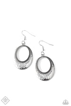 Load image into Gallery viewer, Tempest Texture - Silver Earrings Paparazzi Accessories