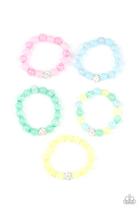 blue,green,multi,pink,rhinestones,starlet shimmer,stretchy,yellow,Rhinestone Bead Starlet Shimmer Bracelets