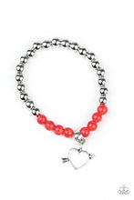 Load image into Gallery viewer, Heart Bead Starlet Shimmer Bracelets Paparazzi Accessories