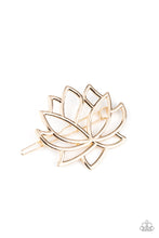 Load image into Gallery viewer, Lotus Pools - Gold Hair Accessory Paparazzi Accessories