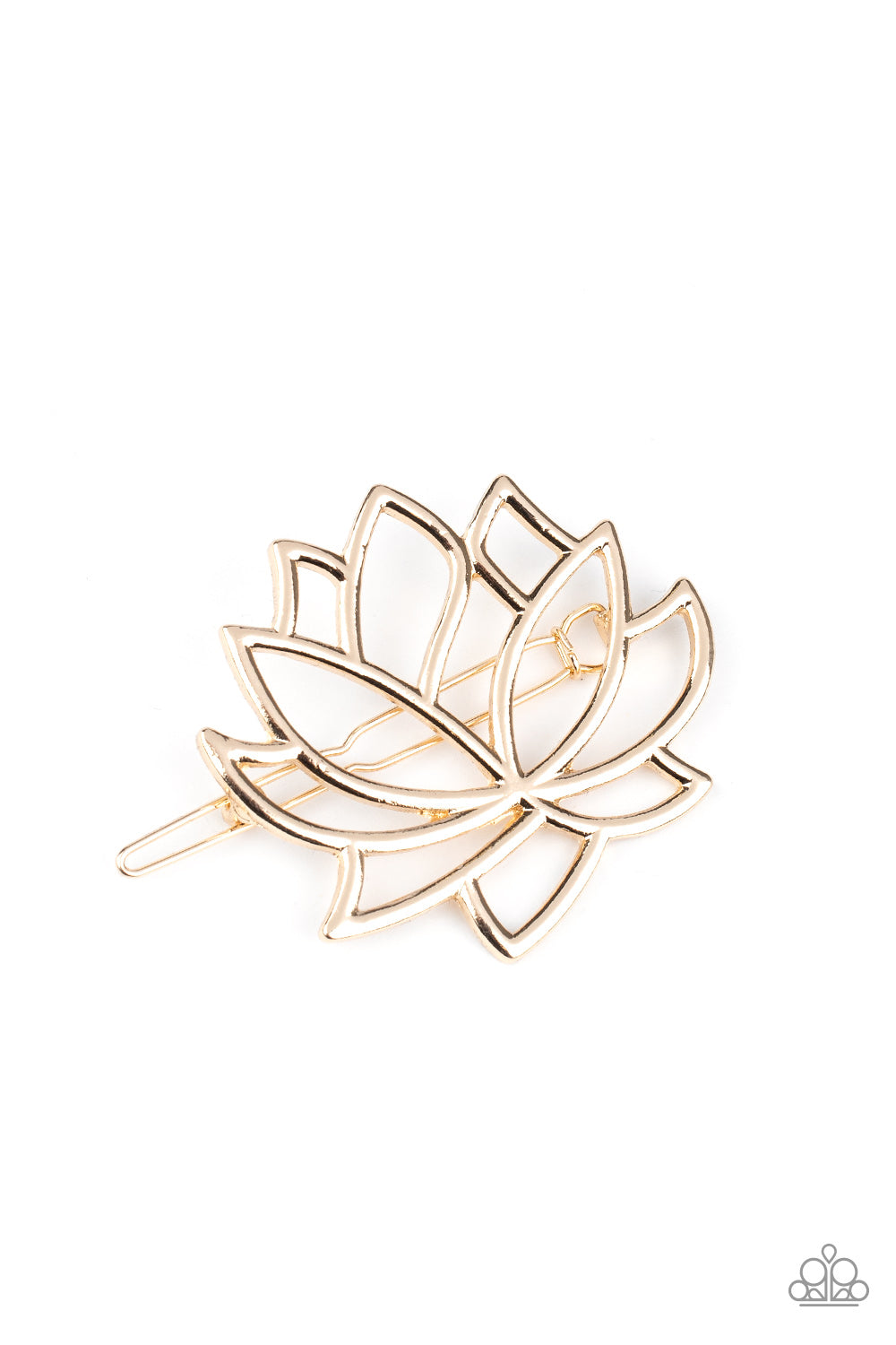Lotus Pools - Gold Hair Accessory Paparazzi Accessories