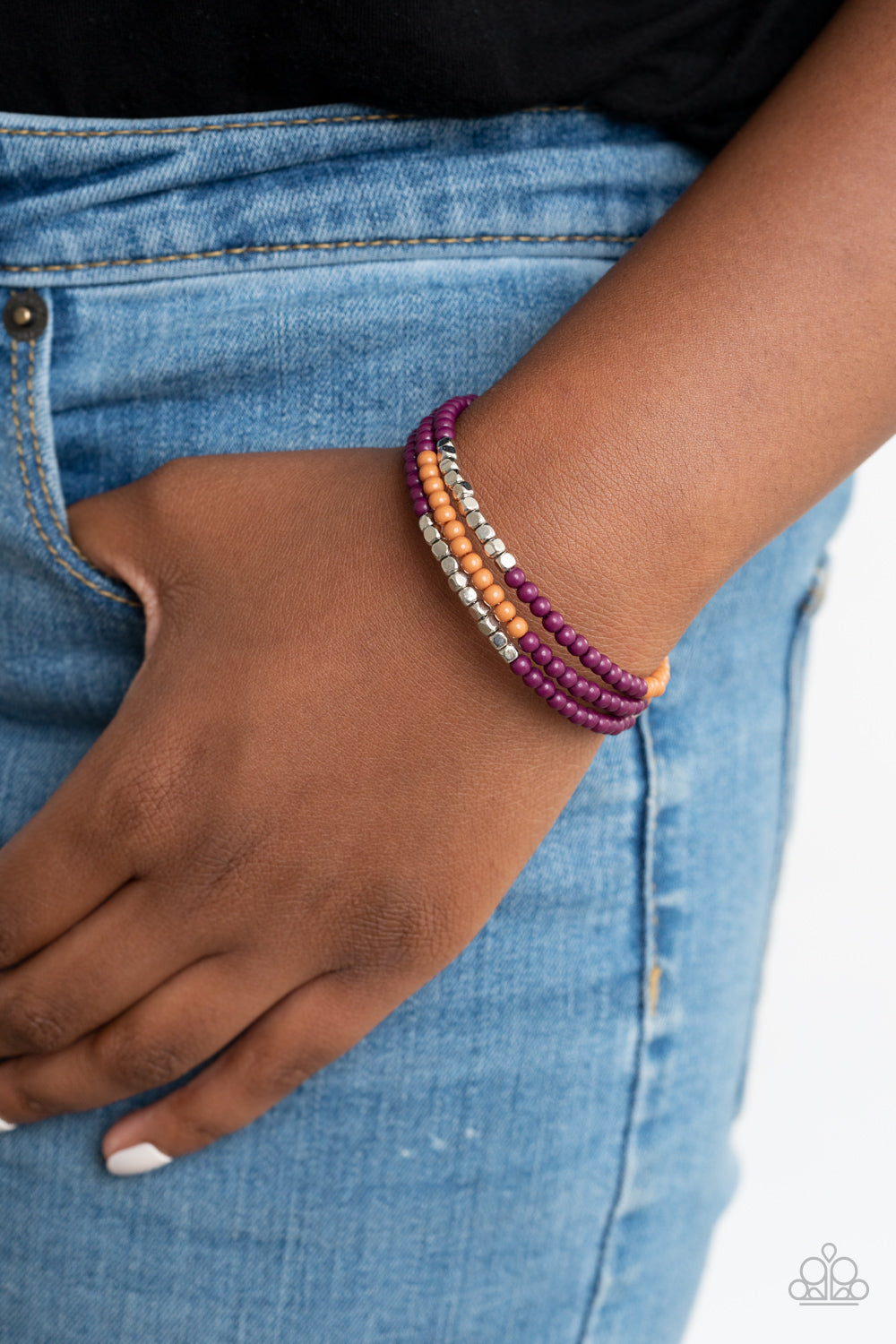 Spiral Dive - Purple Bracelet Paparazzi Accessories