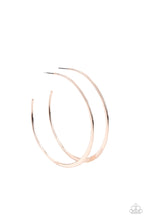 Load image into Gallery viewer, Dont Lose Your Edge - Rose Gold Earrings Paparazzi Accessories