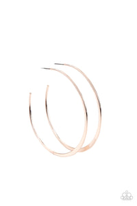 post,rose gold,Dont Lose Your Edge - Rose Gold Earrings