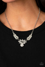 Load image into Gallery viewer, I Need Some HEIR - White Rhinestone  Necklace Paparazzi Accessories