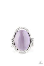 Load image into Gallery viewer, Happily Ever Enchanted - Purple Cat&#39;s Eye Ring Paparazzi Accessories