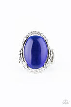 Load image into Gallery viewer, Happily Ever Enchanted - Blue Cat&#39;s Eye Ring Paparazzi Accessories