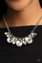 Load image into Gallery viewer, Never Slay Never White Rhinestone Necklace Paparazzi Accessories