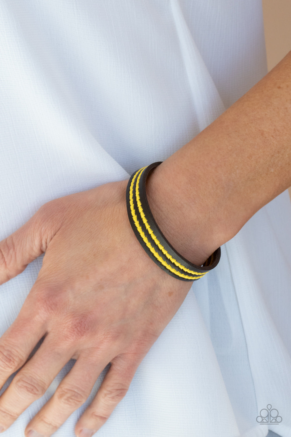 Show The Way - Yellow Bracelet Paparazzi Accessories