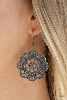 Western Mandalas - Copper Earrings Paparazzi Accessories