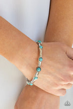 Load image into Gallery viewer, Rebel Sandstorm Blue Bracelet Paparazzi Accessories