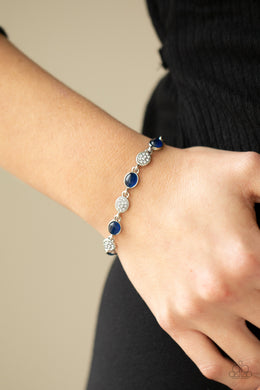 Stop and GLOW - Blue Bracelet Paparazzi Accessories