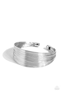Cuff,silver,High Wire Act - Silver Cuff Bracelet