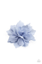 Load image into Gallery viewer, Plaid Prairies - Blue Hair Accessory Paparazzi Accessories