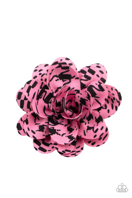 Patterned Paradise - Pink Hair Accessory Paparazzi Accessories