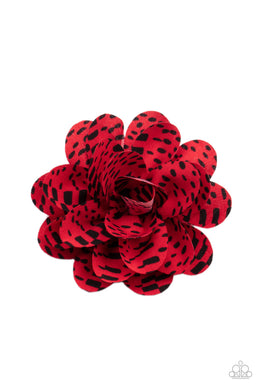 Patterned Paradise - Red Hair Accessory Paparazzi Accessories