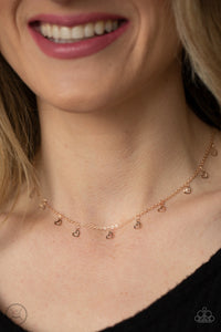 choker,heart,Hearts,rose gold,Charismatically Cupid - Rose Gold Necklace