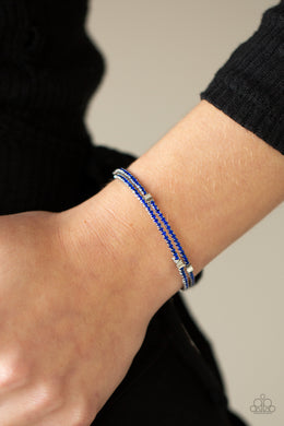 Let Freedom BLING - Blue Bracelet Paparazzi Accessories