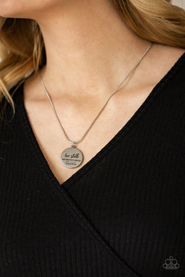Be Still - Silver Necklace Paparazzi Accessories