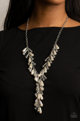 Dripping With DIVA-ttitude - White Necklace Paparazzi Accessories