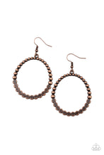 Load image into Gallery viewer, Rustic Society - Copper Earrings Paparazzi Accessories