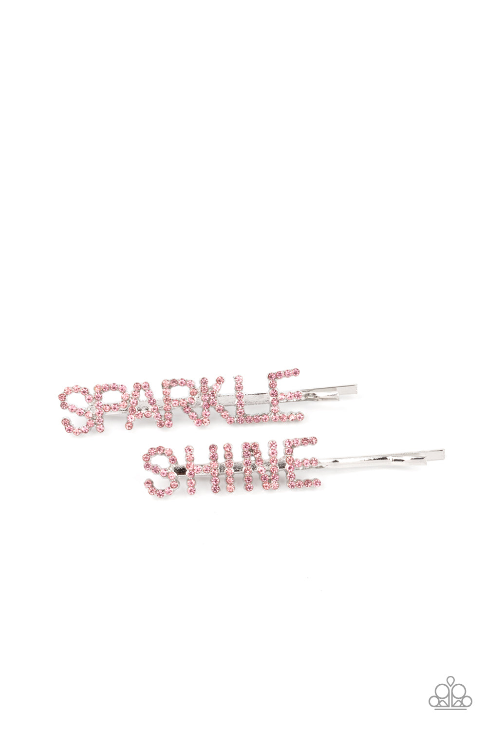 Center of the SPARKLE-verse - Pink Rhinestone Hair Accessory Paparazzi Accessories