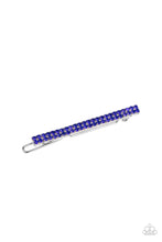 Load image into Gallery viewer, Thats GLOW-biz - Blue Rhinestone Hair Accessory Paparazzi Accessories