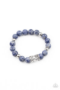 blue,stretchy,urban,Soothes The Soul - Blue Stretchy Bracelet