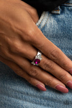 Load image into Gallery viewer, ROYAL Till The End - Pink Ring Paparazzi Accessories