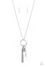Load image into Gallery viewer, Unlock Your Sparkle - Purple Necklace Paparazzi Accessories