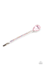 Load image into Gallery viewer, Princess Precision - Pink Rhinestone Hair Accessory Paparazzi Accessories