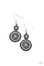 Load image into Gallery viewer, Opulent Outreach - Blue Earrings Paparazzi Accessories