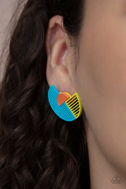 Its Just an Expression - Blue Post Earring Paparazzi Accessories