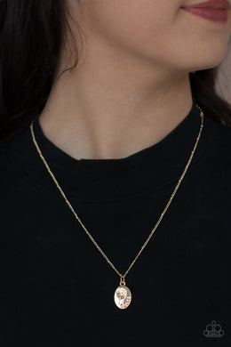Be The Peace You Seek - Gold Necklace Paparazzi Accessories