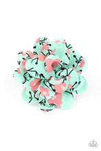 Load image into Gallery viewer, Springtime Eden - Green Floral Hair Accessory Paparazzi Accessories