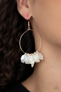 Sailboats and Seashells - Copper Earrings Paparazzi Accessories