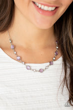 Load image into Gallery viewer, Inner Illumination - Purple Necklace Paparazzi Accessories