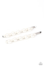Load image into Gallery viewer, Put A Pin In It - White Pearl Hair Accessory Paparazzi Accessories